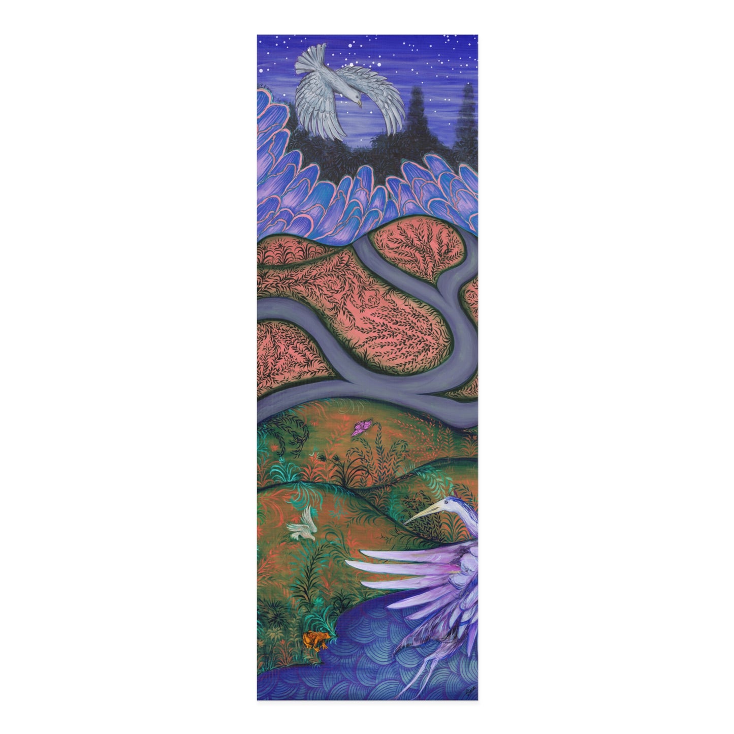 Blue Night Foam Yoga Mat