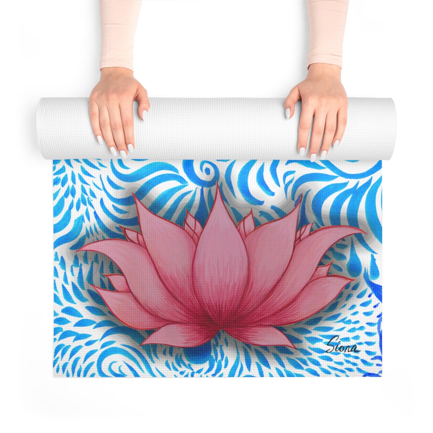 Blue Lotus Yoga Mat