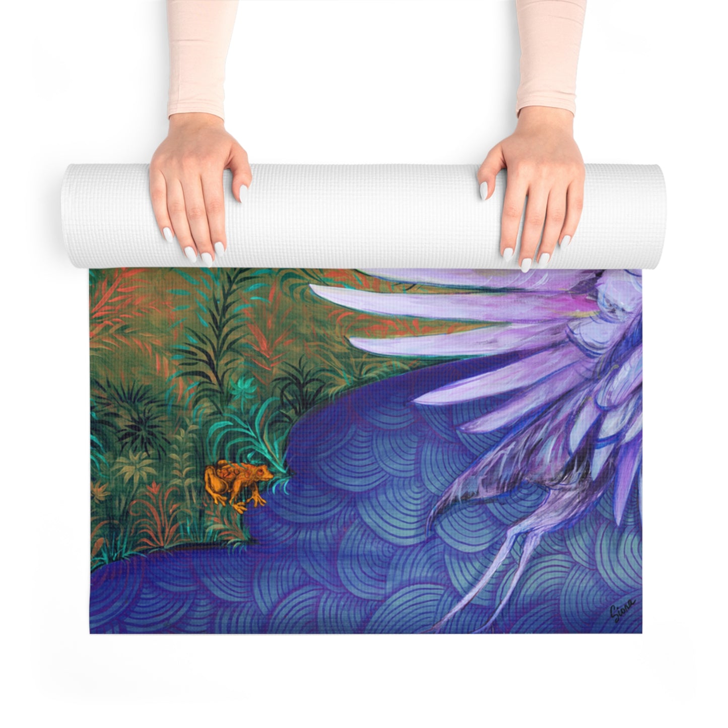 Blue Night Foam Yoga Mat