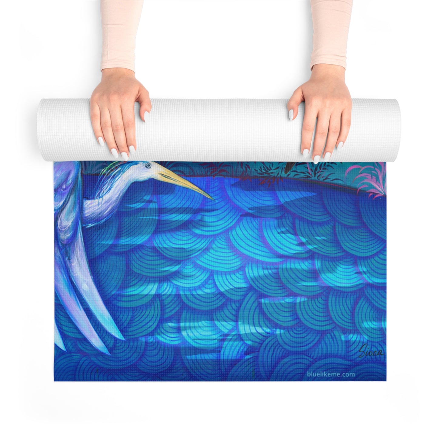 Pink Night Foam Yoga Mat