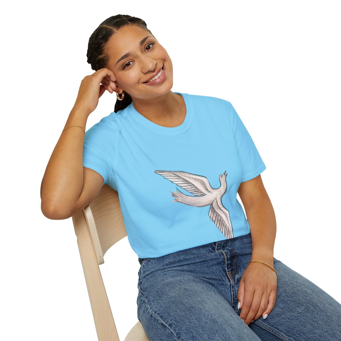 Bird Flight - Unisex Soft-style T-Shirt