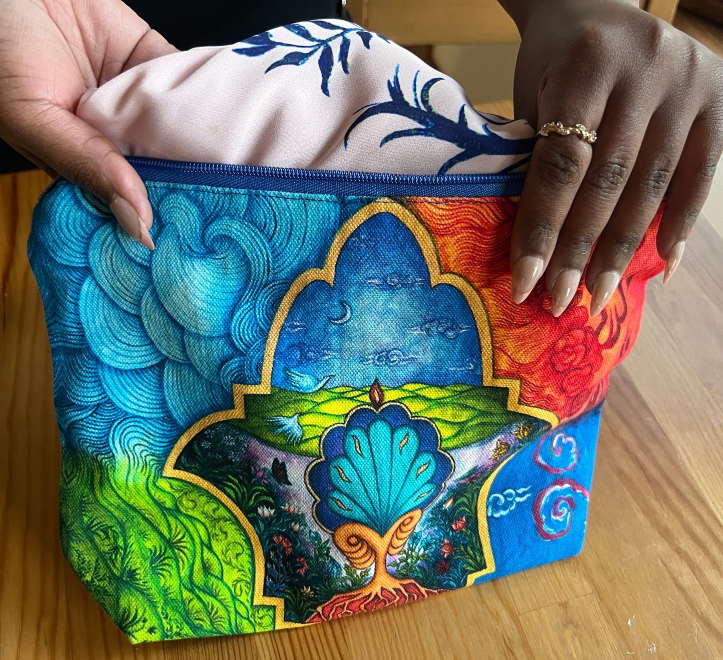 Hamsa (tallit bag) Pouch
