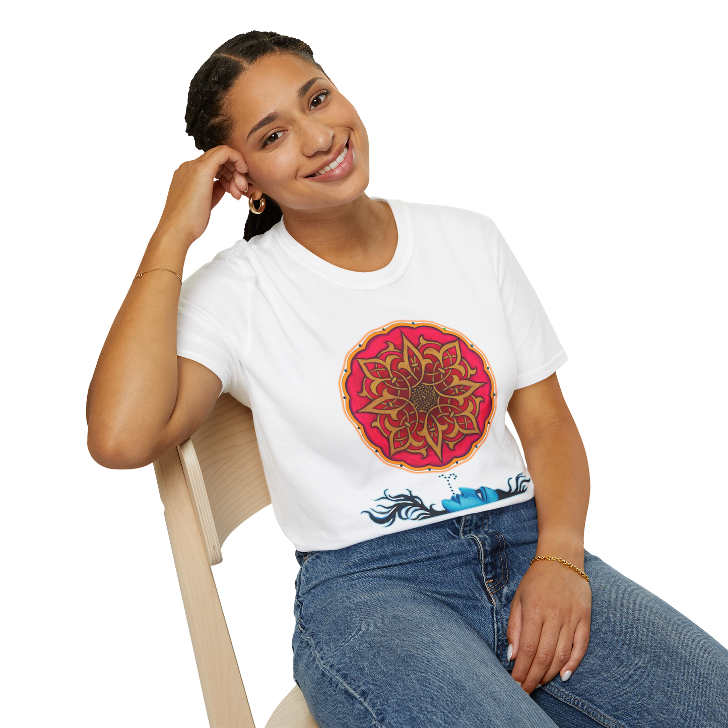Pink Moon - Unisex Soft-style T-Shirt