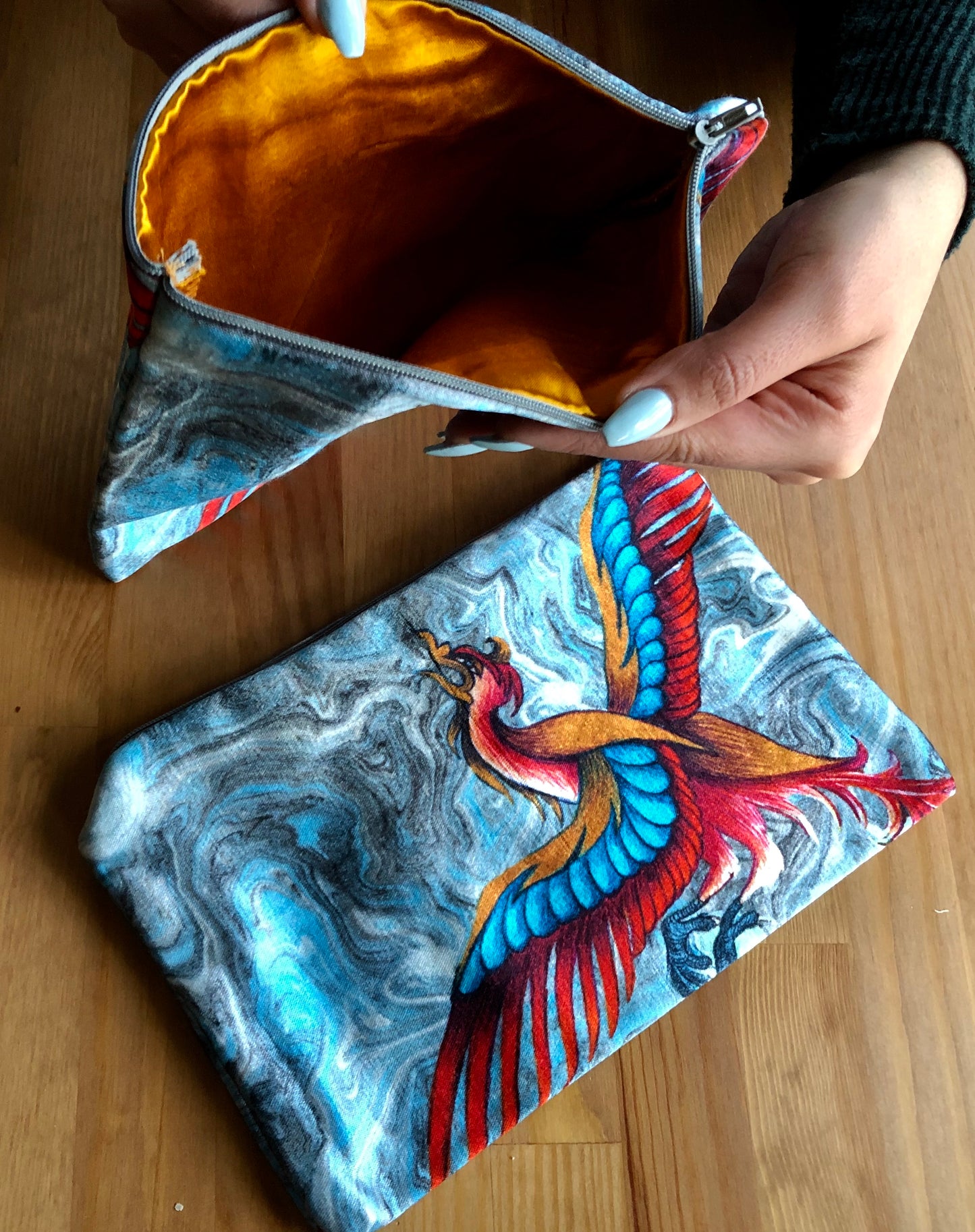 Firebird Makeup Pouch