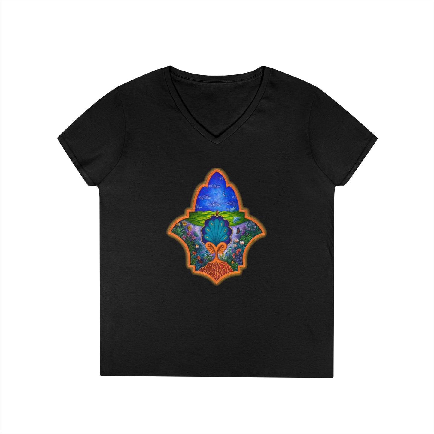 Hamsa - Ladies V-Neck Tee