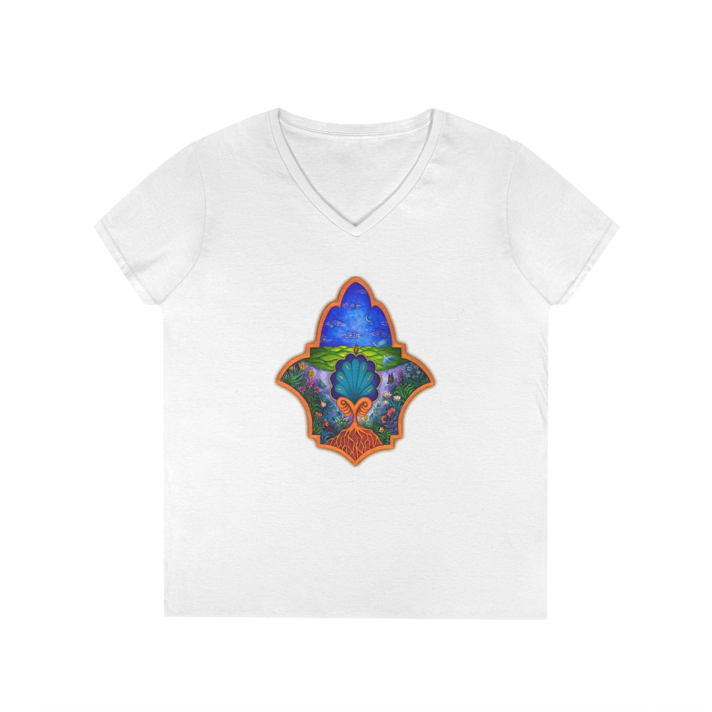 Hamsa - Ladies V-Neck Tee