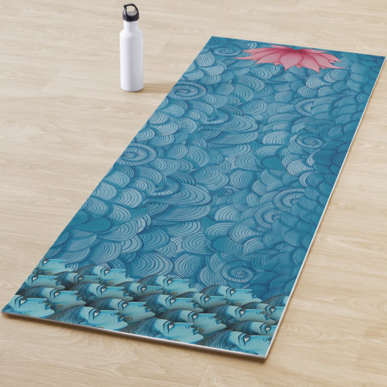 Water Element Yoga Mat