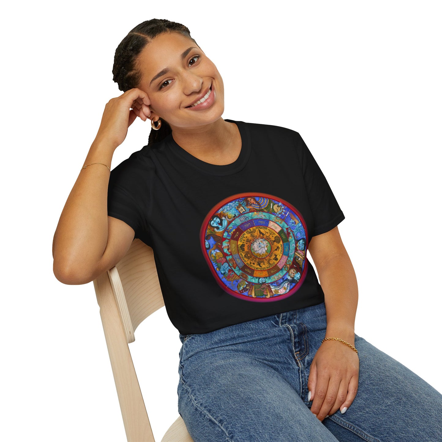 Zodiac Mandala - Unisex Soft-style T-Shirt