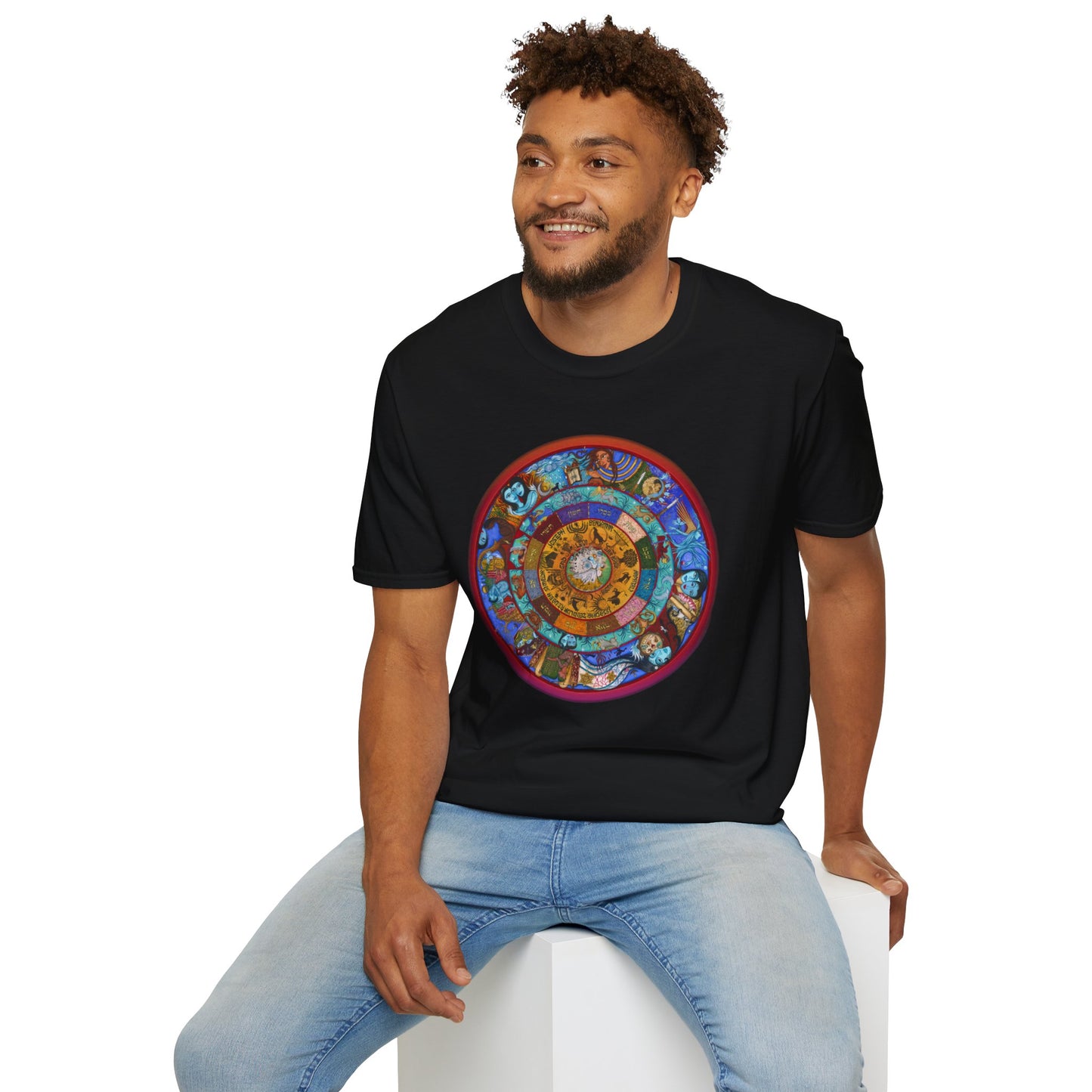 Zodiac Mandala - Unisex Soft-style T-Shirt