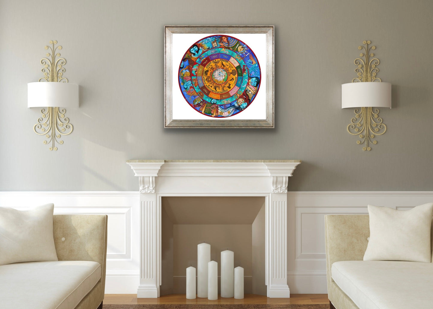 Zodiac Floor Commission Giclee Print