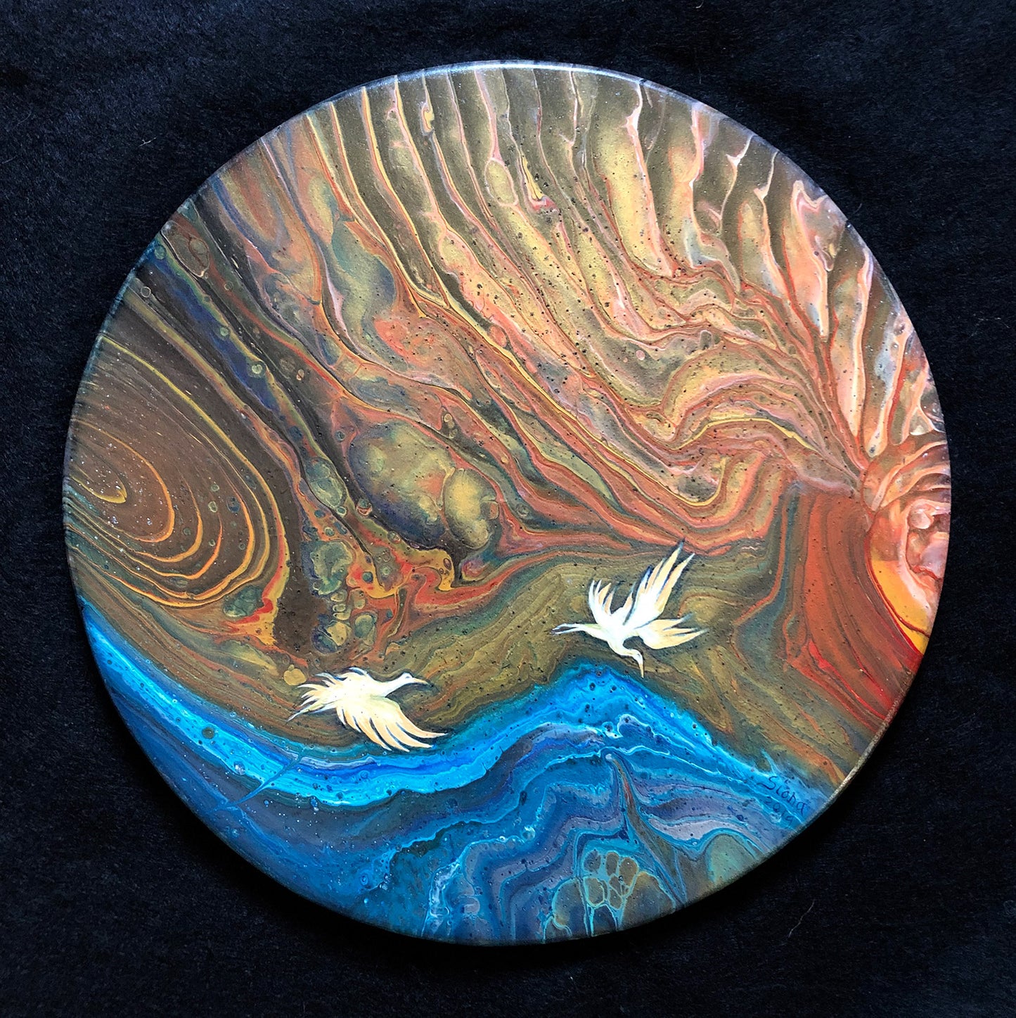 Tempest # 19 by Siona Benjamin