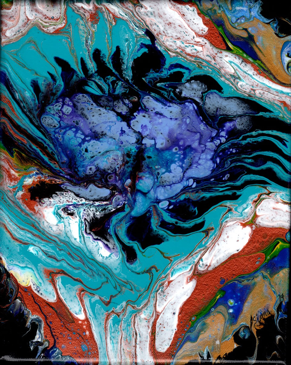 Tempest #13 Acrylic Pour