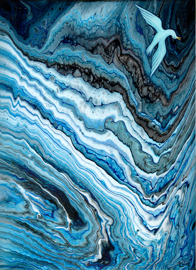 Tempest #16 Acrylic Pour