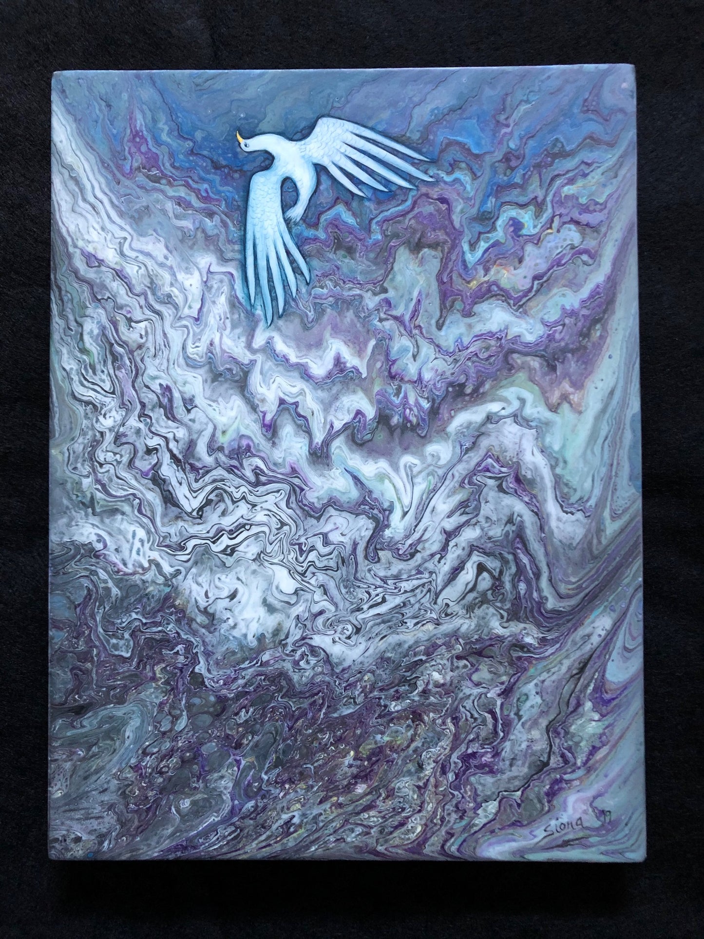 Tempest #2 Acrylic Pour