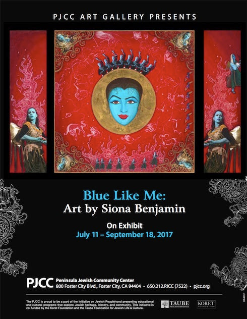 PJCC Art Gallery Presents: Blue Like Me: Art by Siona Benjamin