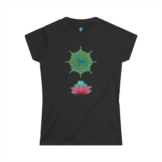 Blue Goddess-Women's Softstyle Tee