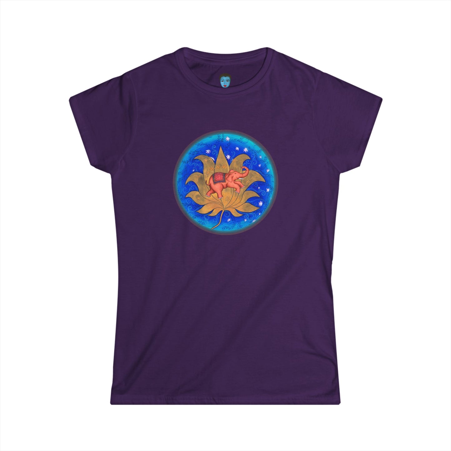Golden Lotus-Women's Softstyle Tee