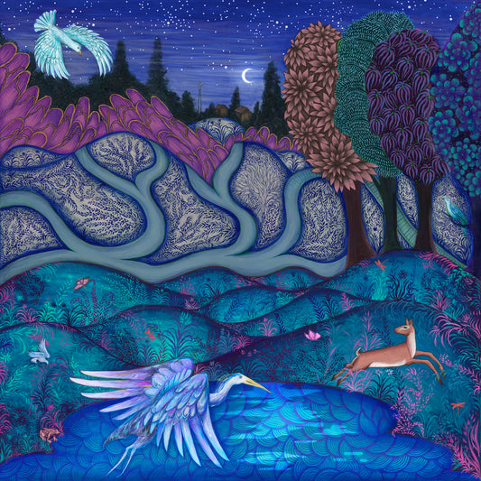Pink Night Giclee Print