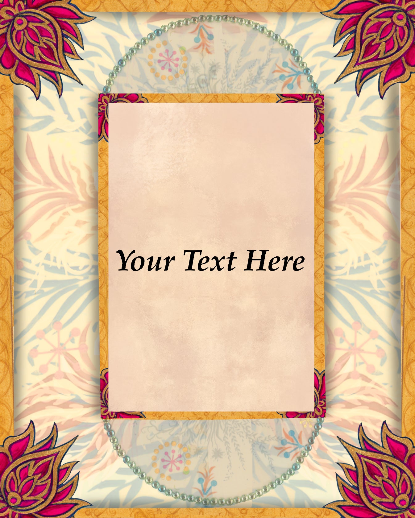 Sacred Petals Commemorative Print  
