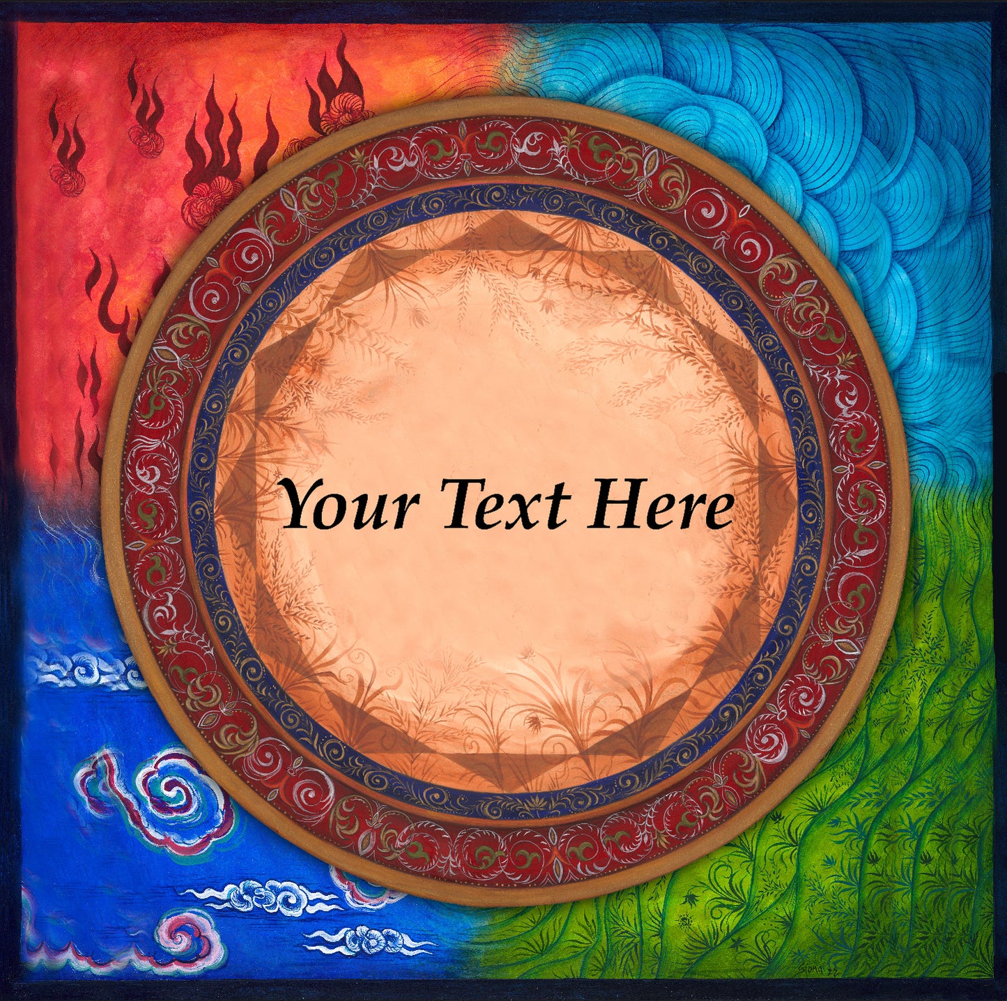 Four Elements Commemorative Print  