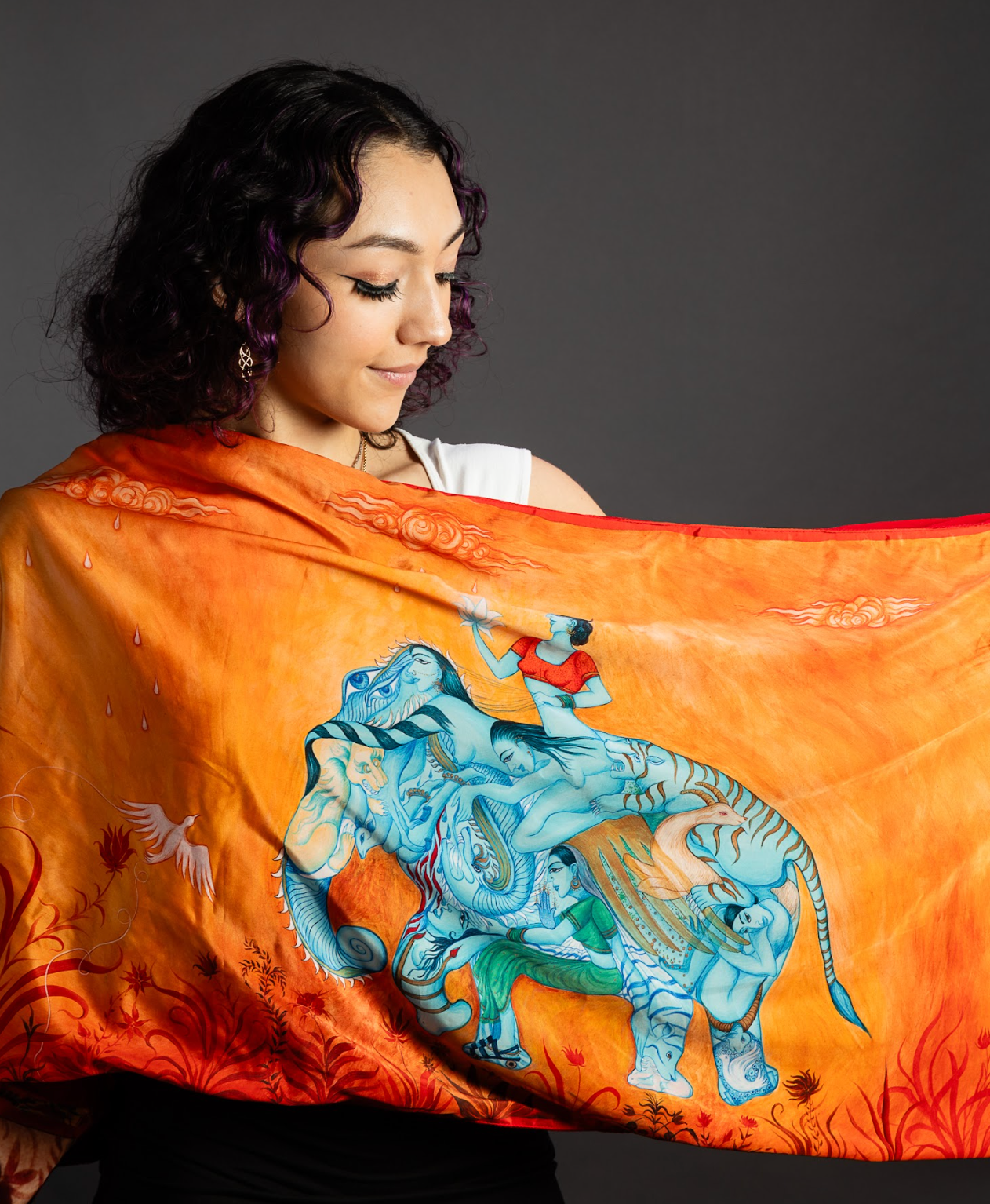 Laxmi Shawl - Velvet Backing