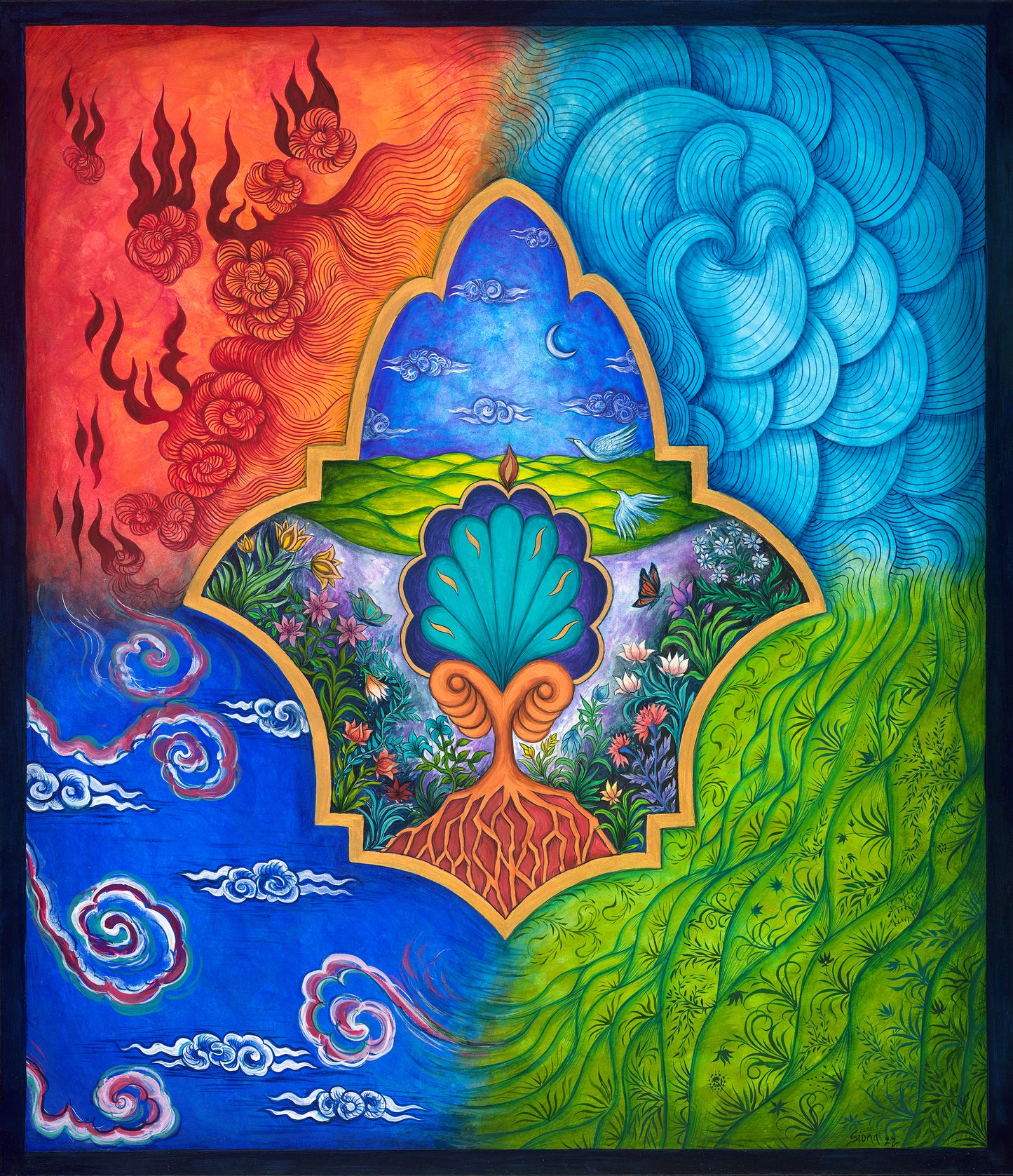 Hamsa Giclee Print