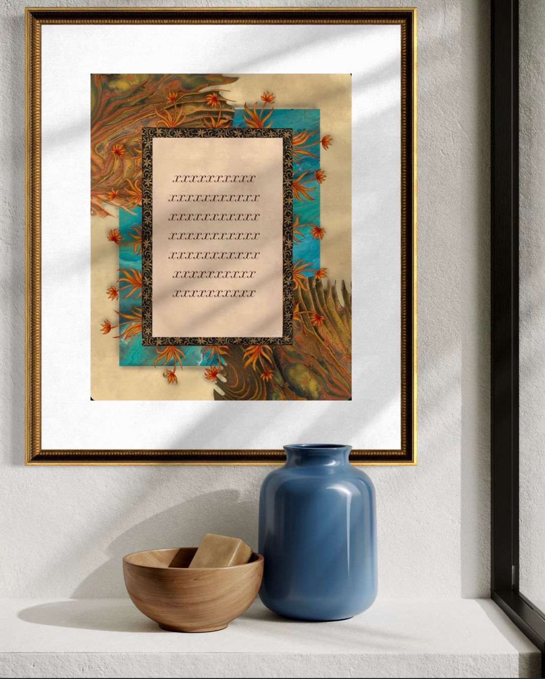 Saffron Tides Commemorative Print  