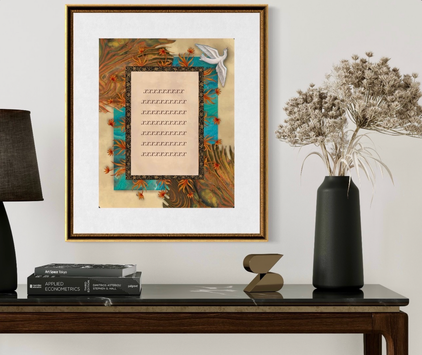 Saffron Paradise Commemorative Print  
