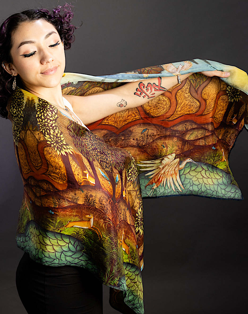 Summer Silk Shawl