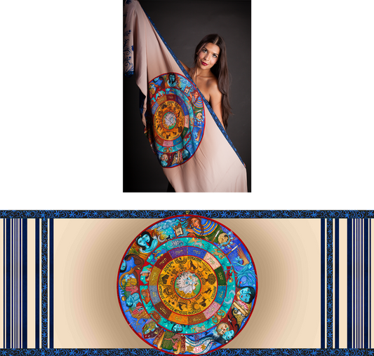 Zodiac Large Tallit/Shawl