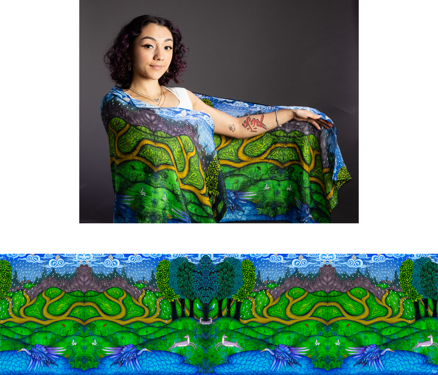 Monsoon Silk Shawl