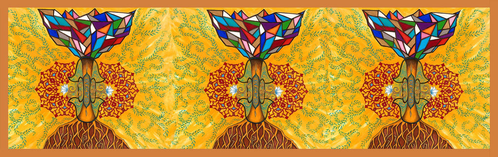 Tree of Life Silk Shawl