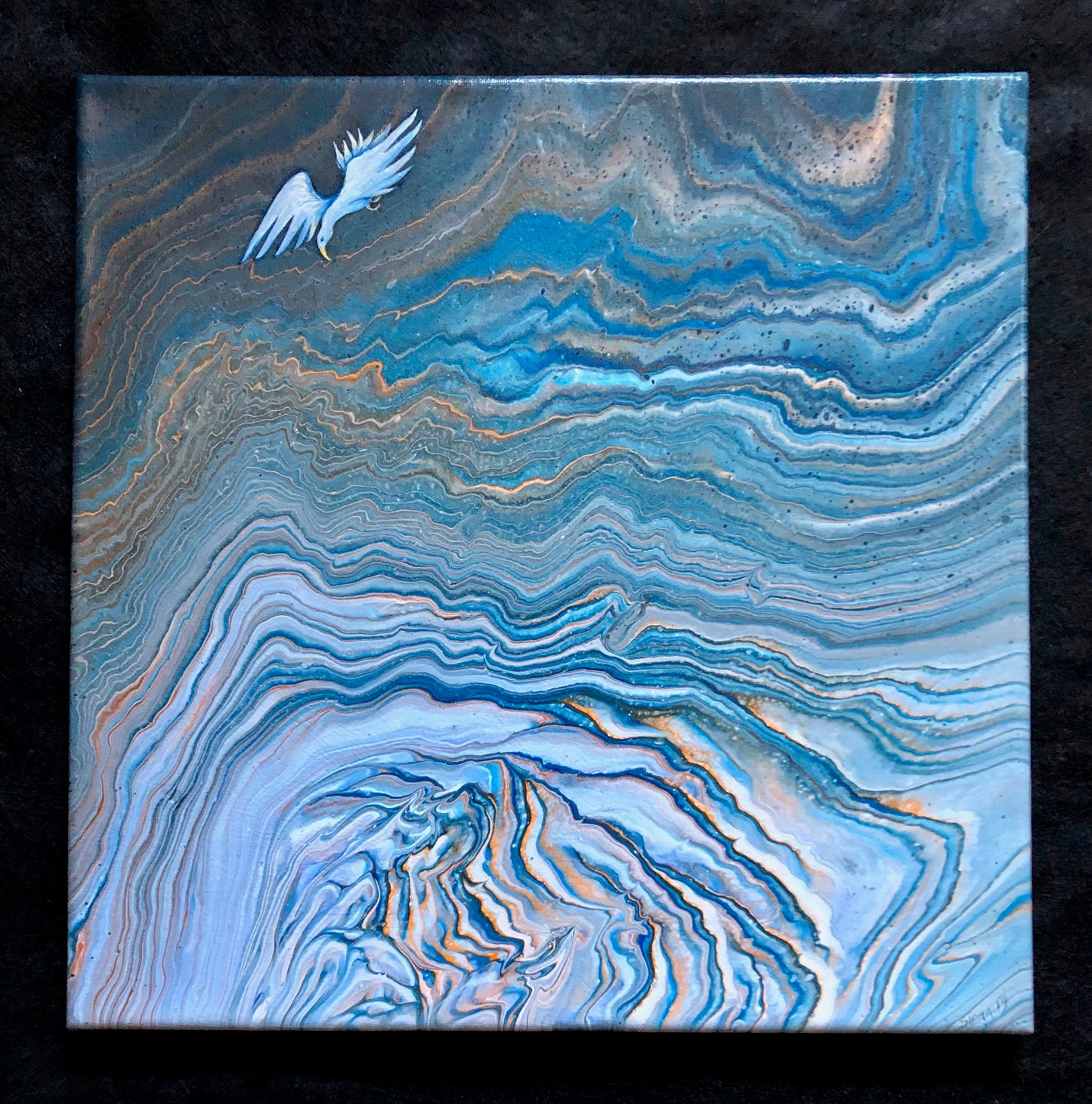 Tempest #11 Acrylic Pour