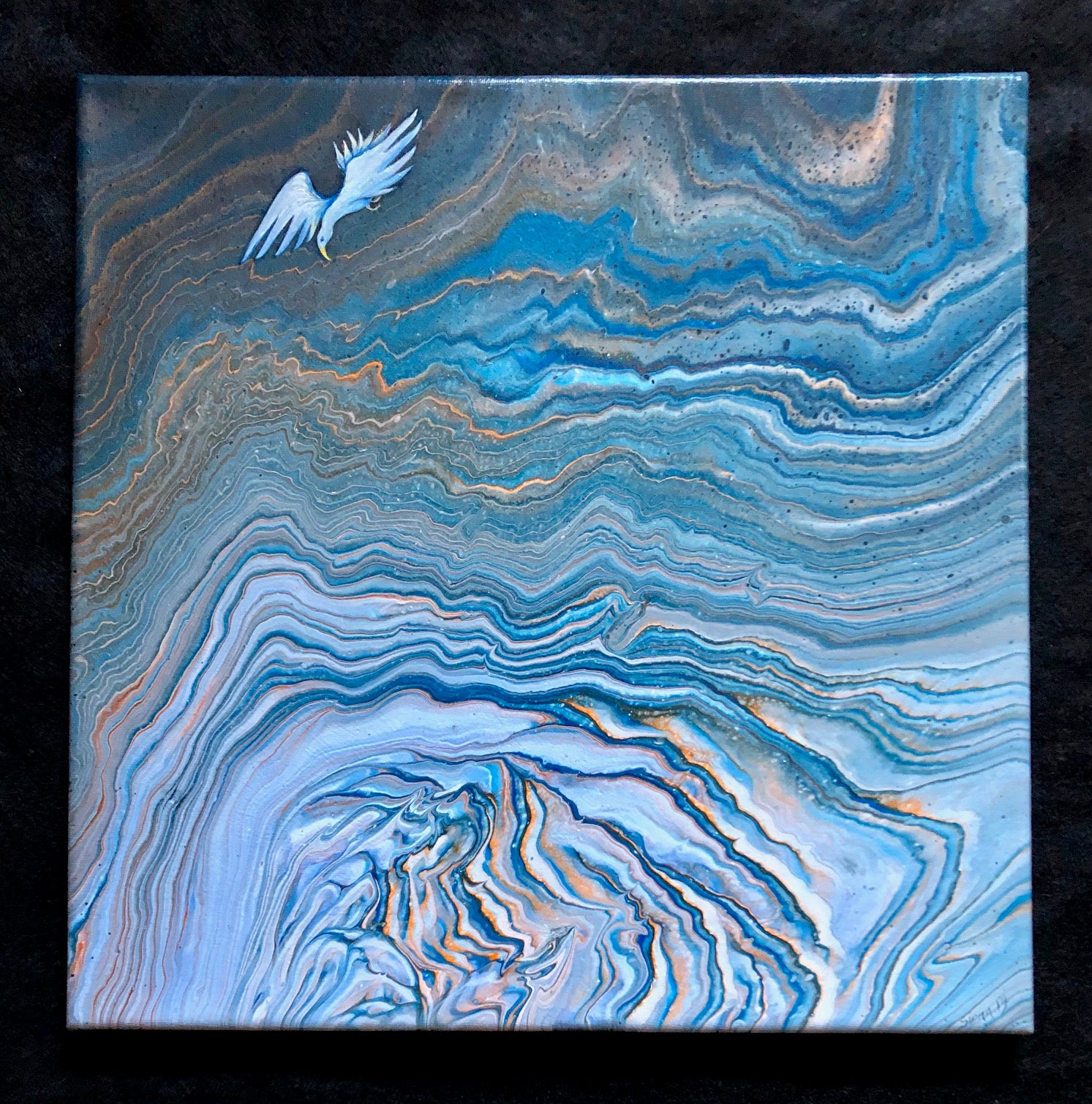 Tempest #11 Acrylic Pour