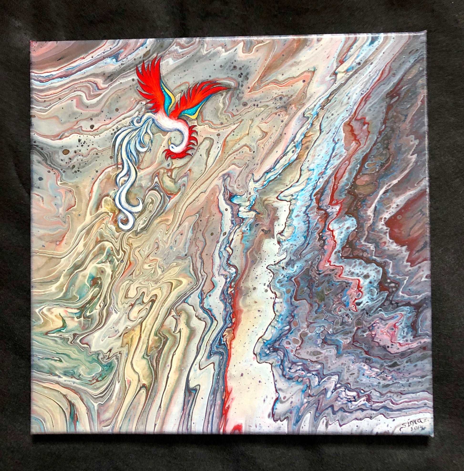 Tempest #15 Acrylic Pour