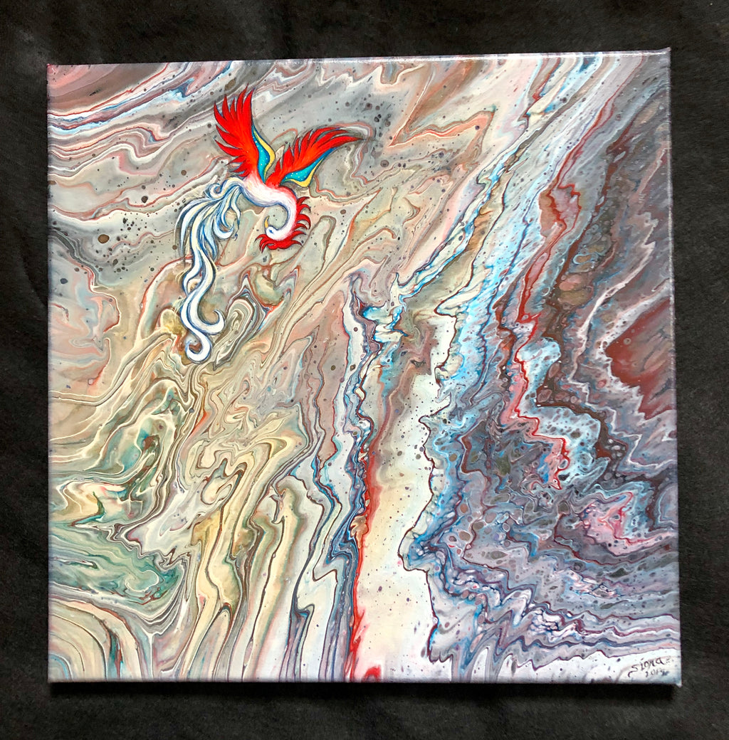 Tempest #15 Acrylic Pour